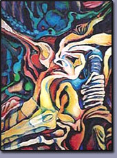 Science Fiction Artist: James Homer Brown. Sci-Fi Art. Paintings of robots, scary aliens and more. Member of the Image and Arts Council of Troy Michigan