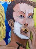 Pop Art: James Homer Brown - Numbers Guy Oil Painting Series